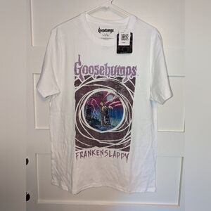 Goosebumps FrankenSlappy tshirt. Unisex size large. Halloween theme tshirt